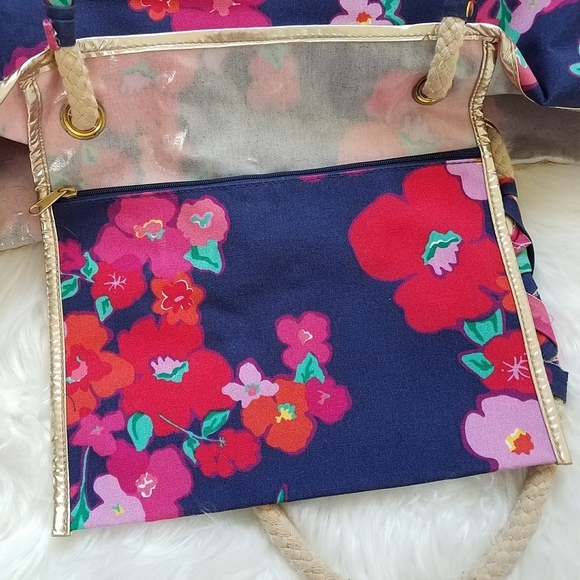 Lilly Pulitzer Floral Tote Bag - Picture 8 of 16